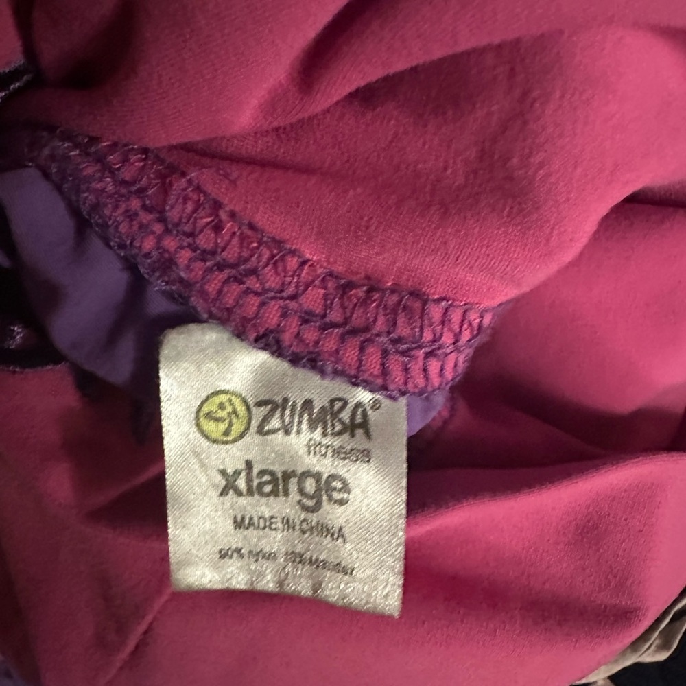 Zumba Fitness Pink and Purple Apparel - Picture 2 of 5